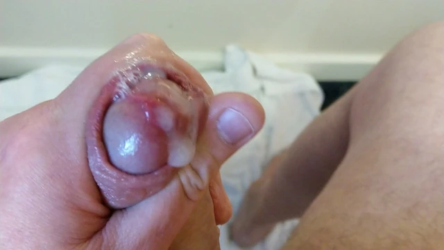 Oily wank before work