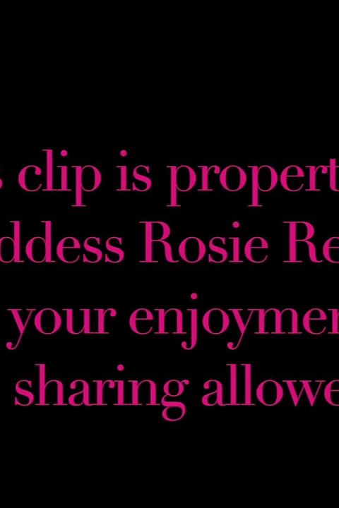 Thrilled by Black Heels- Goddess Rosie Reed Wears Shiny Black High Heels to Step on Your Slave Cock and Balls- Ebony Femdom CBT-