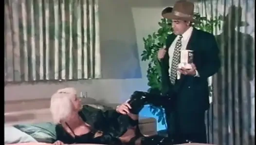 Cowboy licks ice cream off blonde slut's tits then she blows him