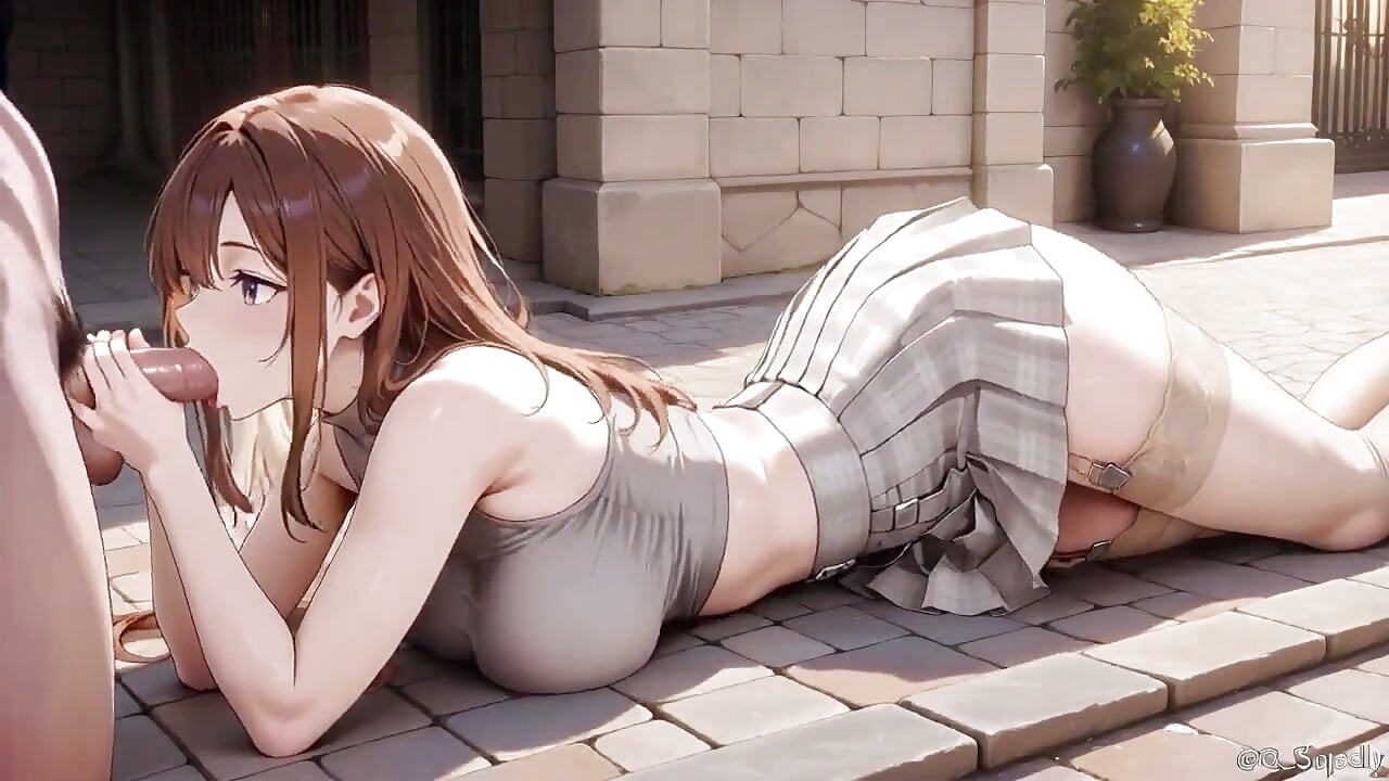Teasing Busty Plaid-skirt Twins Filled Non-stop in Ancient Passage