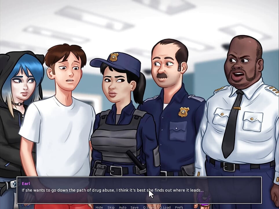 Summertime Saga: I've seen Grace's boobs and Eve's hot body