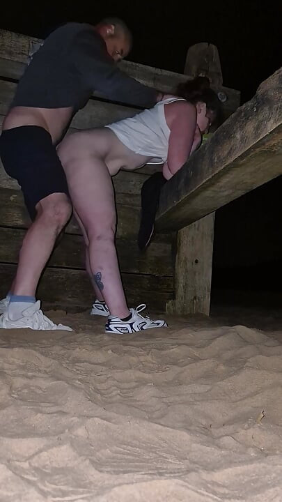 I Fucked Stepdaddy's Friend on a Late Night Beach Walk