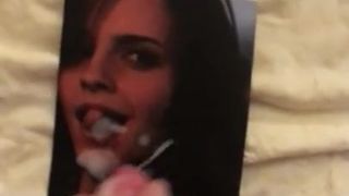 Emma Watson Slutty Tongue Cum Tribute