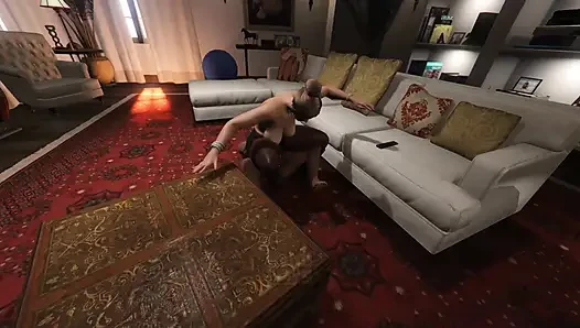 Gta v Amanda Franklin'i Michael'ın evine alıyor (bölüm 2)