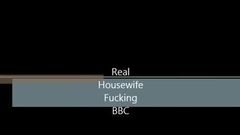 Real ama de casa follando bbc