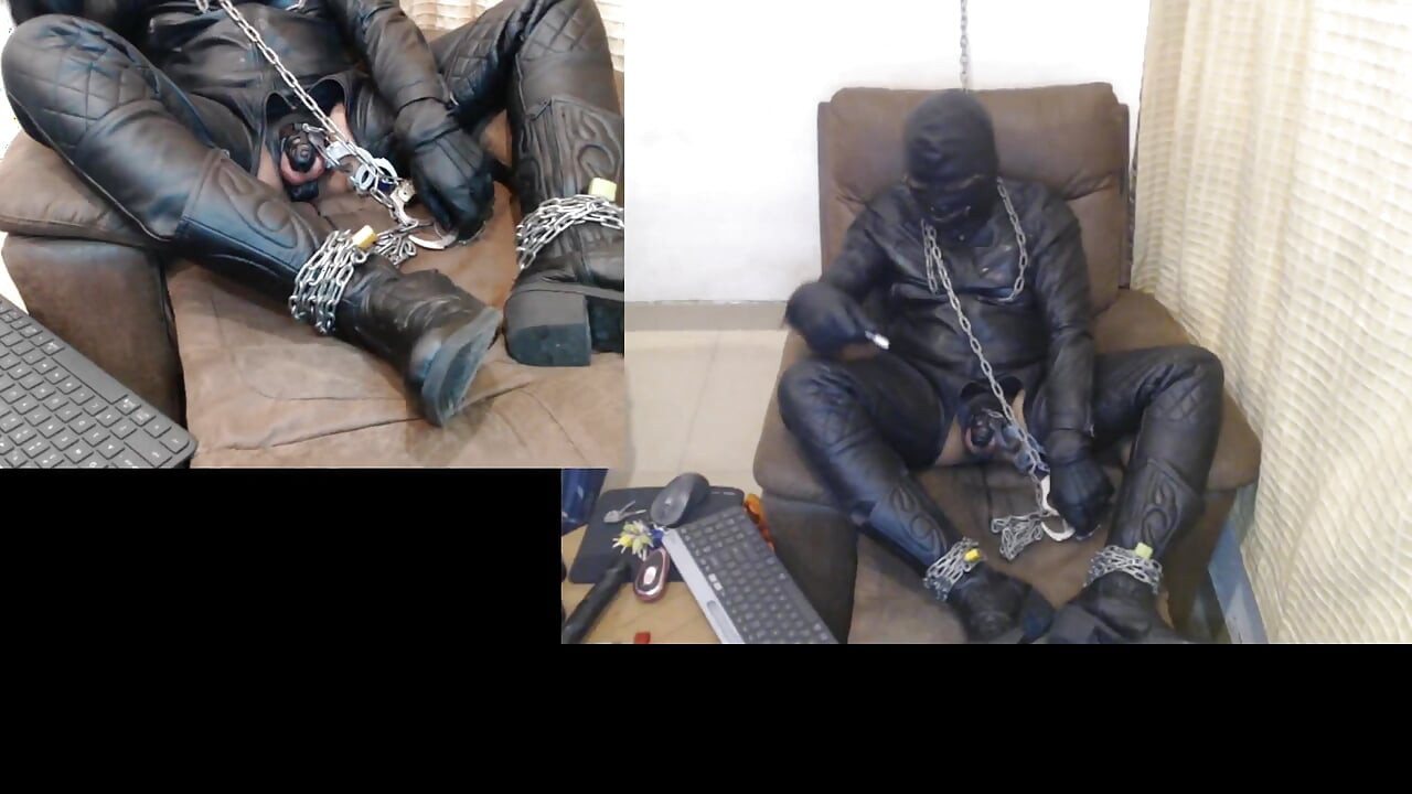 Selfbondage Leather Gay Live