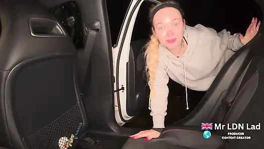 Dirty British Slut Sophia May Loves Mr LDN Lads CHAV 9inch Cock in Car POV
