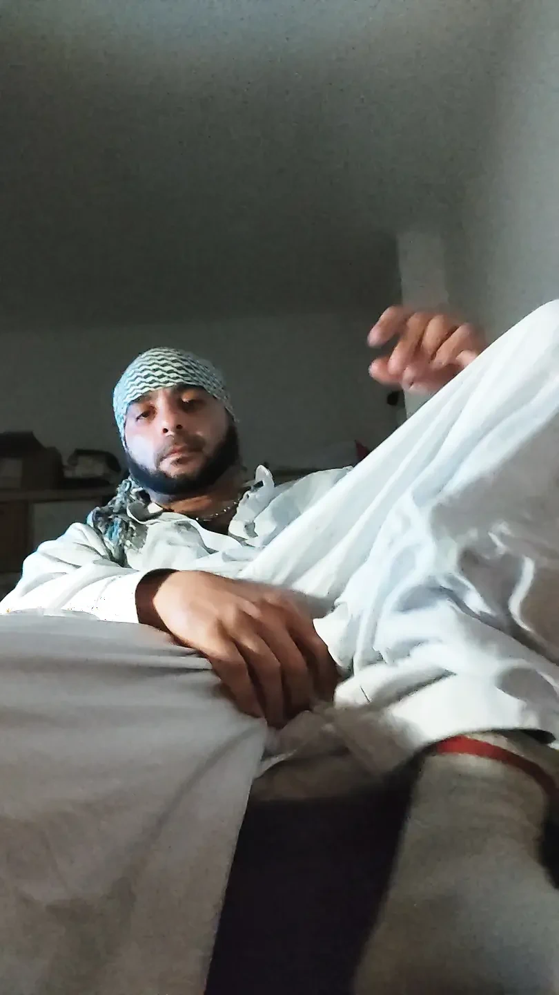 Dirtyjunkbro Dressed in Afghan Clothes, Cover Socks Piss in and Piss Drink
