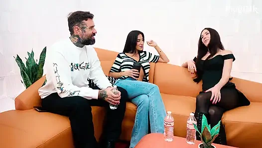 Threesome on My First Podcast