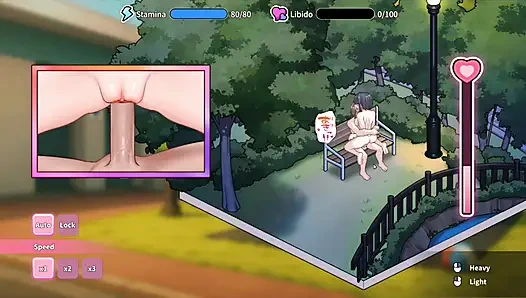 Hentai oyunu - büyük memeli polis kadınla seks - ahlaksız hamam