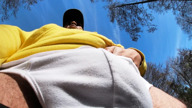 Sweaty Jock Jerks off in Forest While Talking Dirty - Hairy, Uncut & Verbal (part 1)