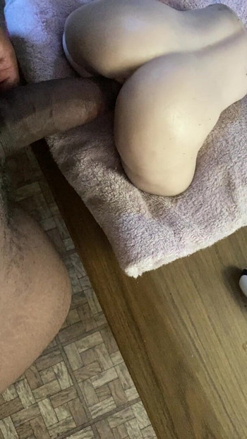 Big dick fucking sex toy