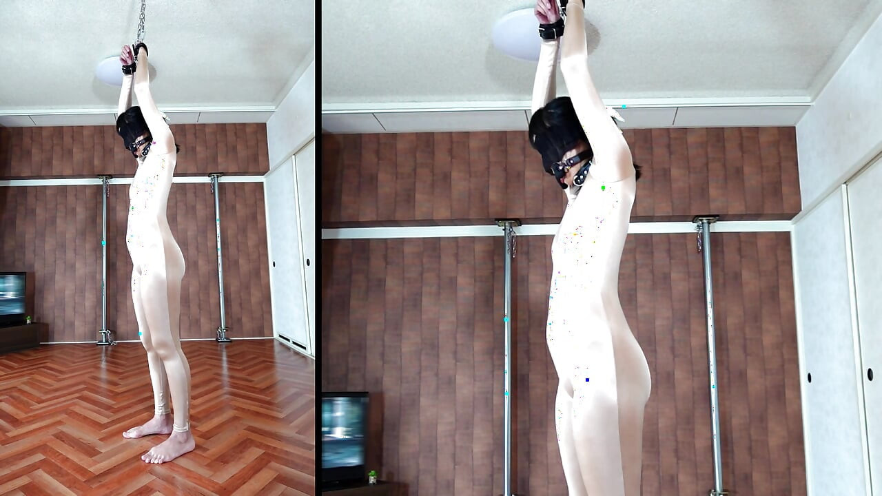 3 puan suçlama: iç çamaşırı, sütyen yok, tam vücut taytları