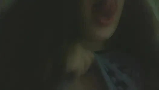 Just a cute student horny as fuck with her little mouth open read to drooling over your cock compilation from snapchat