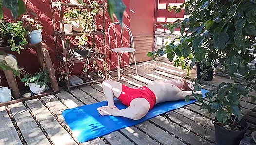 Amatör açık havada azdırma ve mercek üzerinde ateşli damlama bakış açısı