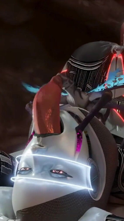 Thrilling moment from "Lara Croft was impregnated by multiple members. parasite breeding season."