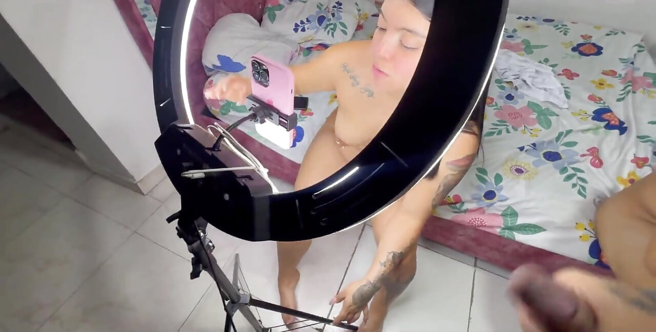 A Live Home Broadcast Gets Out of Control and End in Sex with Your Stepbrother-in-law