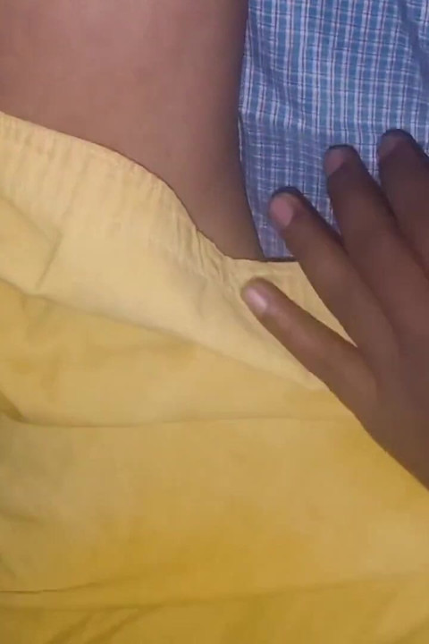 I pressed the breasts of the Bhabhi resting next to me, then woke her up, fingered her pussy and had sex.