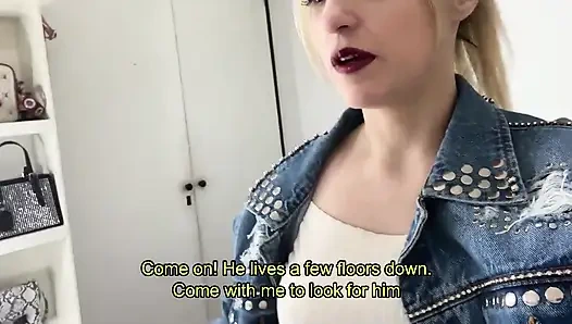 I'm Going to Look for My Neighbor so He Can Fuck My Ass Hard and Fill It with Cum