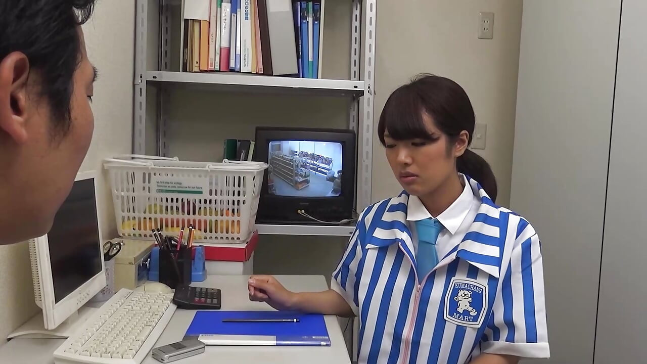 Japanese Saleswomen Scene-1_beautiful Japanese Mayuka Momota Fucking in the Store's Warehouse