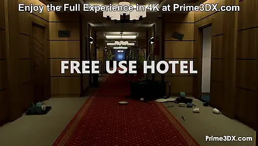 Futa chicks di kamar hotel di prime3dx