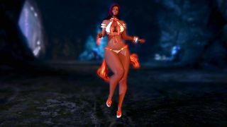 Sexy Yun Swimsuit dance