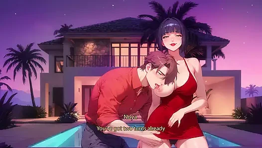 Ateşli evli kadınlar garip istiyor - kocalarını kart oyunlarına baştan çıkarıyor - bölüm 3