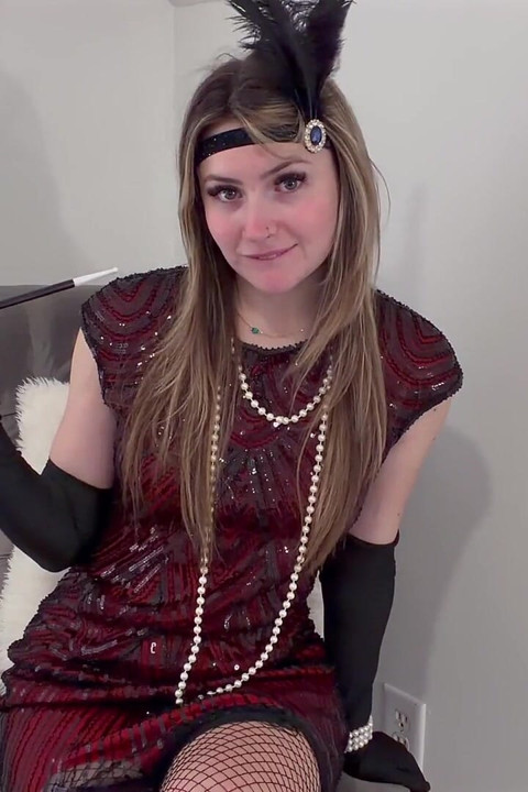 London Evans' Roaring '20s Jerk off Instruction 4K POV Temptation Awaits!