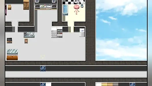 Pembe götlü sürtük büyük göğüslerini ve sürtük vücutlarını gösteriyor mina - hentai oyun