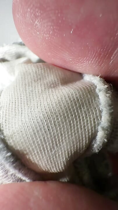 She left her wet panties for me and asked kindly to fill out with cum