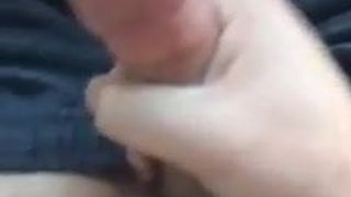 Jacking off and cumming in public