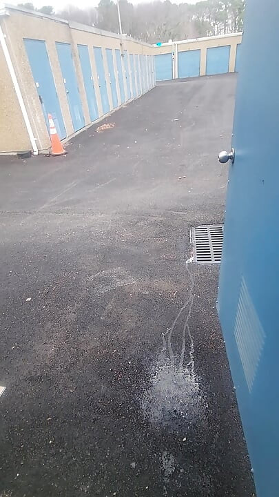Almost Caught Enjoying the Storage Unit