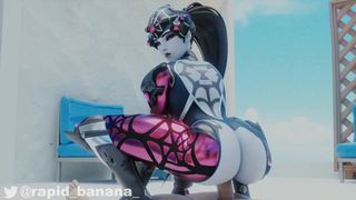 Widowmaker culona cabalgando - overwatch