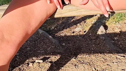 I film under her skirt