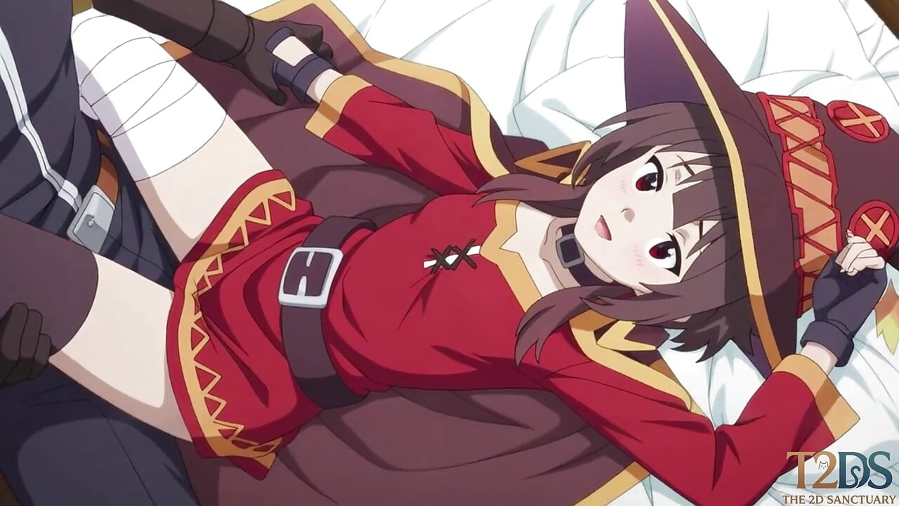Megumin oli niin kylmä, että hänen piti lämmitellä kanssasi sängyssä