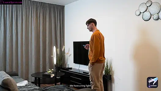 Unexpected Threesome With my Slutty Roommate - Luvmazer Thrusting Dildo