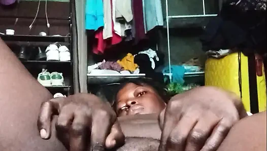 Siyah kalın amcık Virginia çok ıslak ve sulu