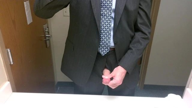 Suited Masturbation