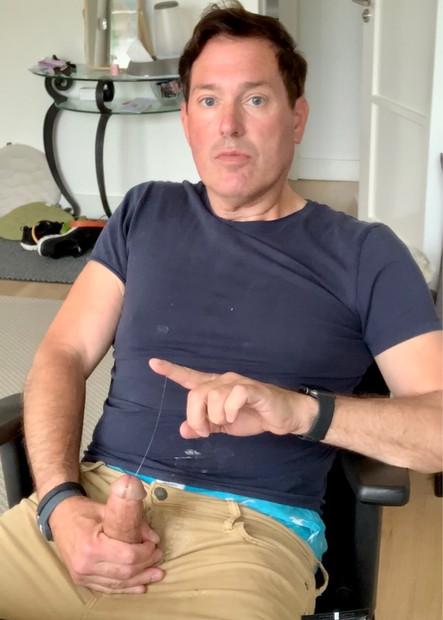 Bad hair day, but good hard dick day of edging