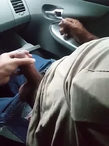 Old man being masturbated