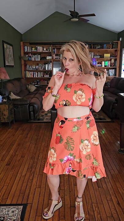 Watch what MOMMY likes to do when She is at Home Alone