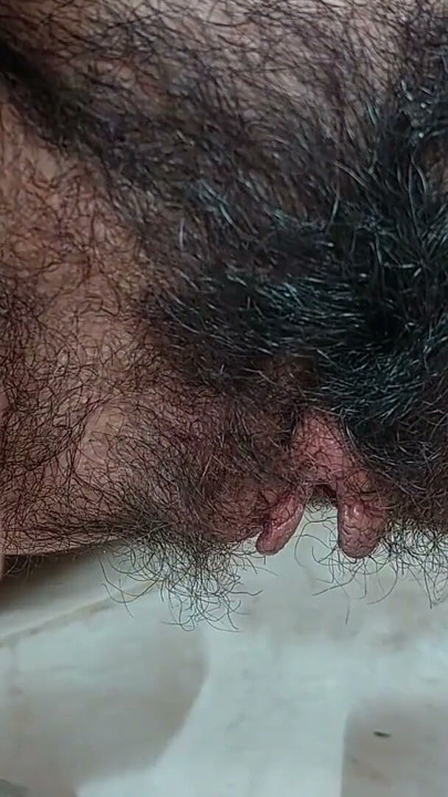 Sexy latina ice and spary on hot body ⛔ Hot wife hairy pussy , big ass, big nipples | Clip 2