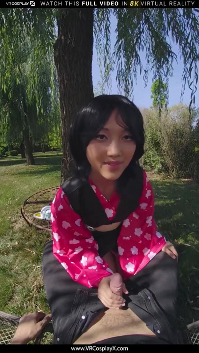 VRCosplayX Demon Slayer Mai Thai As Yaiba Makomo Became Hot And Lustful As Much As She Is Dangerous Part 1 | Clip 1