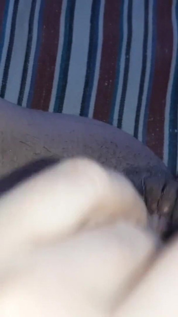 Captivating moment from "I masturbate my innocent unshaven pussy while my parents are at work"