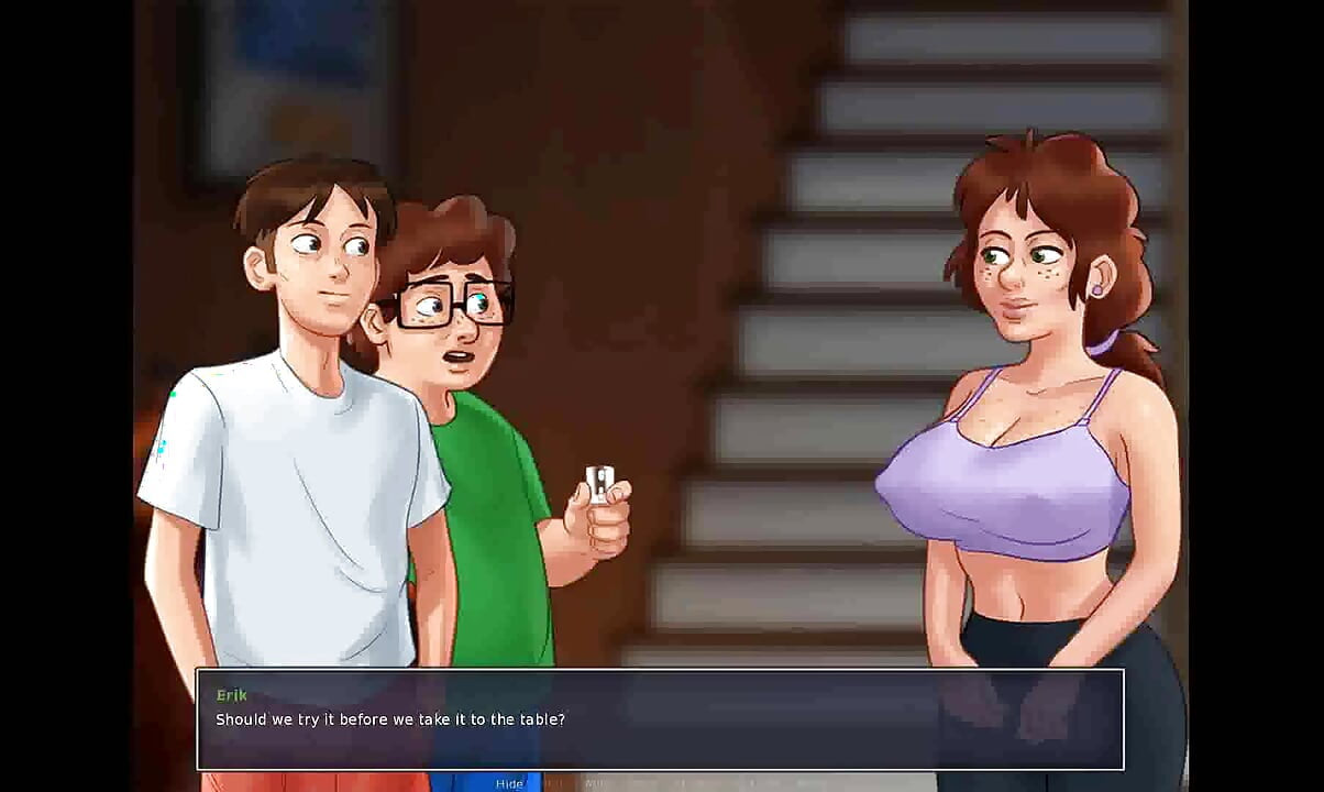 Summertime saga: chơi poker thoát y với máy bay bà già ep 170