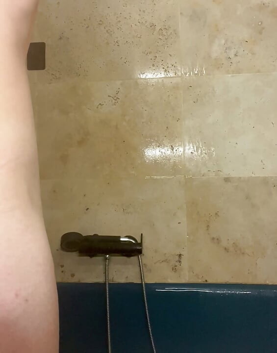Handjob in the shower