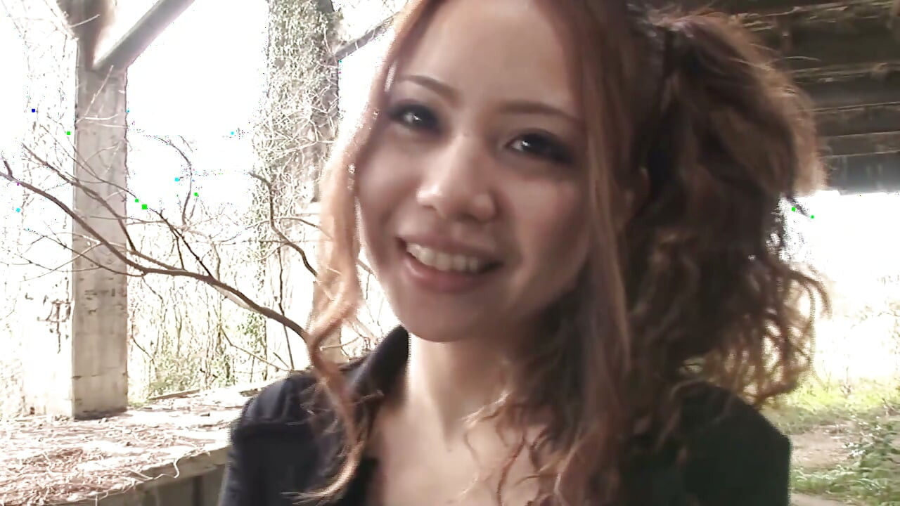 Pervert Japanese Scene-3_thin Busty Japanese Girl Fucking in Lingerie in an Open Field