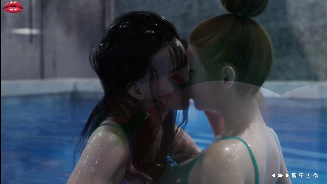 Mrs Denvers 17 Wanda aur lois svimingpool men ek saath kvaliti taim bitaati hain