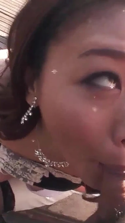 Unforgettable moment from "Rich Japanese Mature seduce her Driver to Quick Swallow Blowjob"