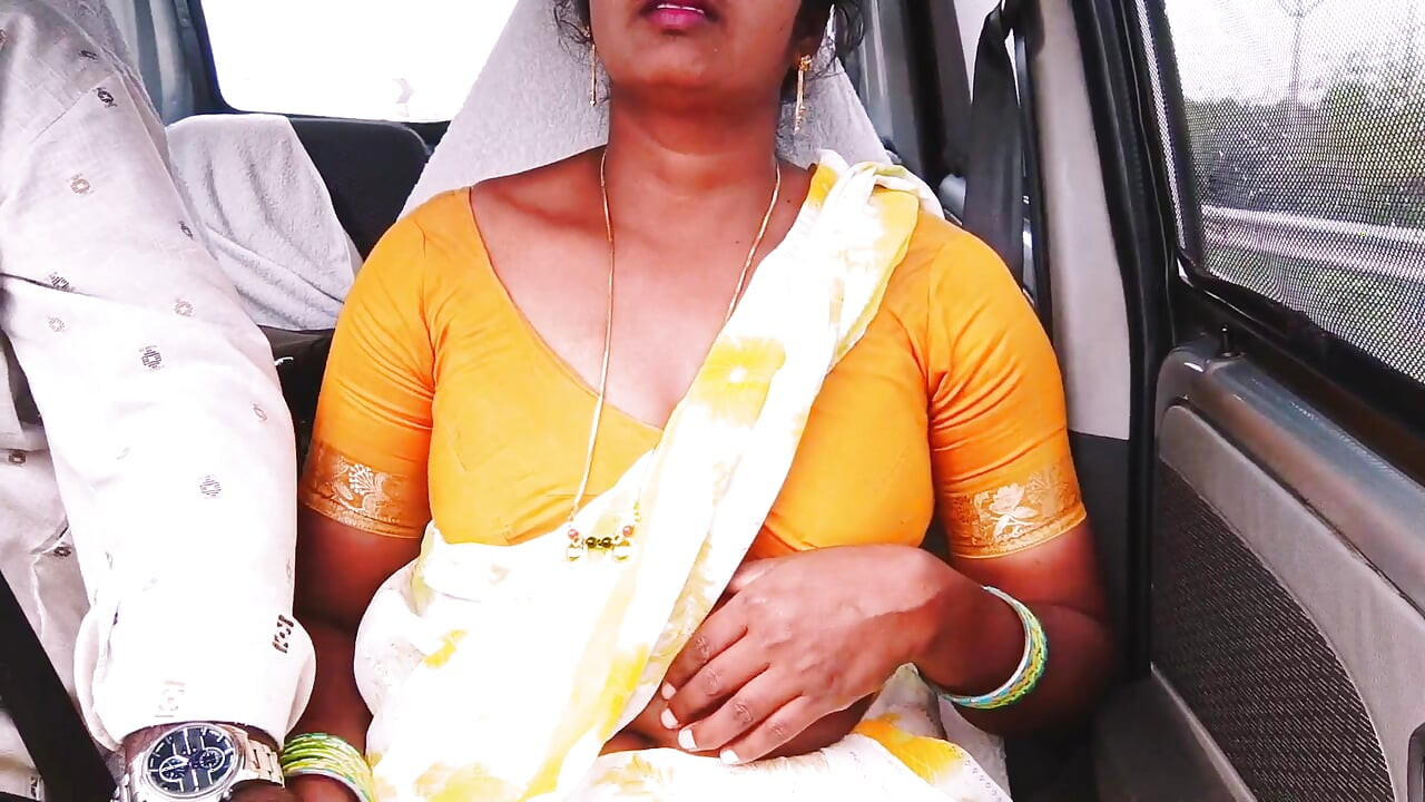 Indian Car Sex. House Maid Try to Fucking with House Owner. Telugu Dirty Talks.